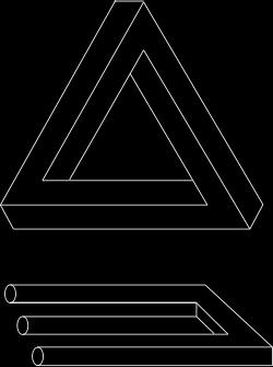Omöjliga figurer - Penroses triangel eller Reutersvärdtriangeln