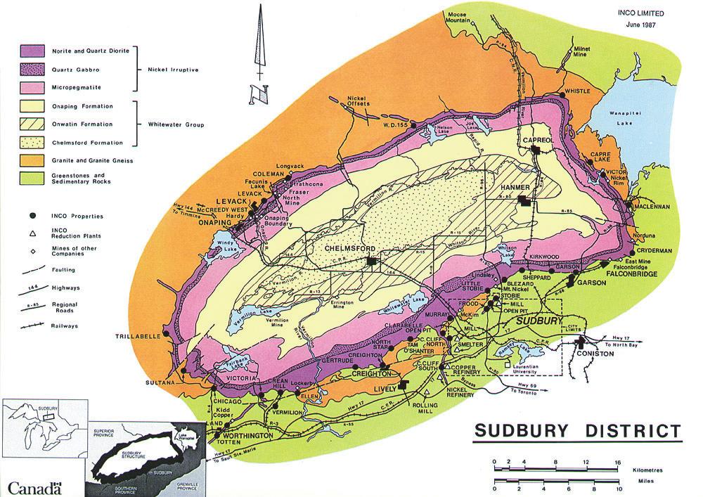 i tjocklek. Denna formation övergår uppåt i en ca 600 meter tjock skiffer ( Onawatin slate ) som i sin tur övergår uppåt till en 850 meter tjock enhet av turbiditiska flöden ( Chelmsford Formation ).