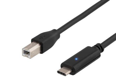 PRODUKTER MED USB TYP C PRODUKTER MED USB TYP C DELTACO lagerhåller ett brett sortiment av USB typ C-kablar och adaptrar.