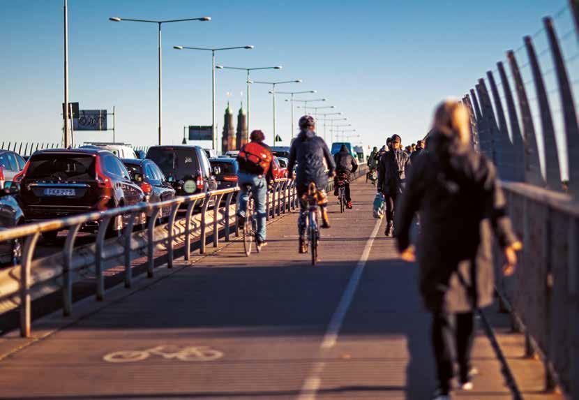 Översiktsplan för Stockholm Utställningsförslag 15 % Stadens målsättning är att det ska bli enklare och säkrare att cykla i staden.