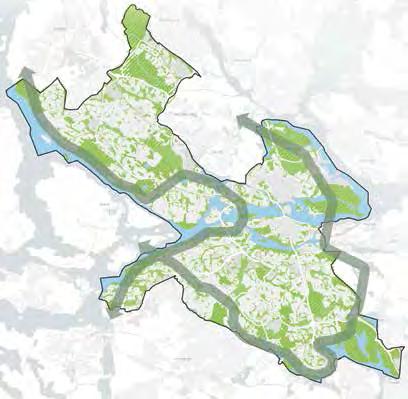 Översiktsplan för Stockholm Utställningsförslag Grönare Stockholm Kommunfullmäktige godkände i februari 2017 riktlinjer för planering, projektgenomförande och förvaltning av stadens parker och