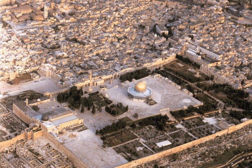 Tempelberget - Jerusalem Google map -