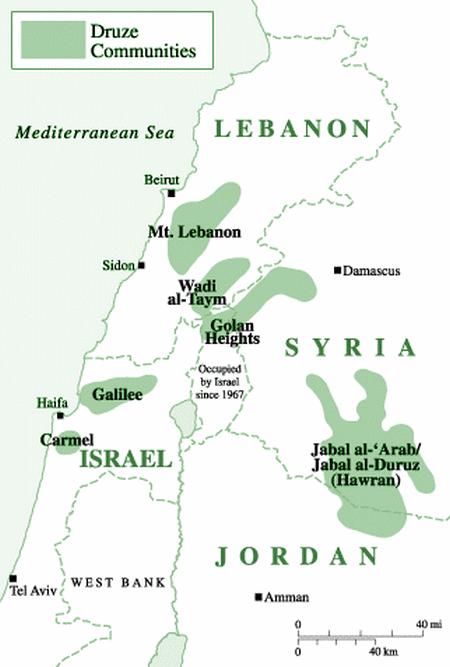 Druser - folket av monoteismen Libanon Israel Syrien Jordanien Språk - arabiska (undantag boende i Israel) Anses allmänt inte som muslimer eller kristna Härstammar delvis från
