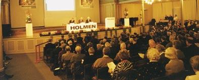 68 HOLMEN ÅRSREDOVISNING 22 Bolagsstämma Bolagsstämma Holmen ABs ordinarie bolagsstämma 23 hålls onsdagen den 26 mars kl. 16. i Vinterträdgården, Grand Hôtel (ingång från Stallgatan), Stockholm.