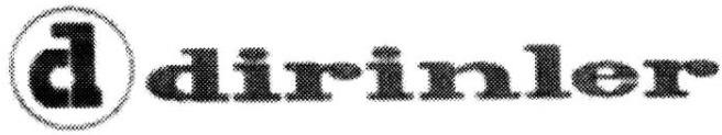 1321240 Designerad: 2016-02-24 170/35 Publicerad: Figurklass: 26.01.01; 26.01.18; 27.05.01. Beskrivning The mark consists of the word "dirinler" with a letter "d" in center of black circle.