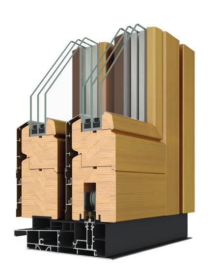 TERMO-SKJUTDÖRR FÖR KRÄVANDE FÖRHÅLLANDEN Termo-skjutdörrens värmeisolering är tack vare energieffektiva isoleringsglas, glasningssättet och en tät konstruktion utmärkt.