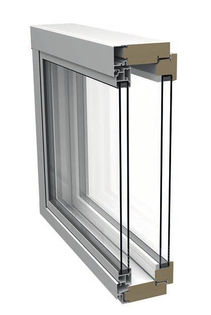 TERMO-FÖNSTER ENERGISNÅL LÖSNING Lågenergifönstret Pihla Termo är ett trä/aluminiumfönster med två bågar som har isolerglaselement i båda bågarna.