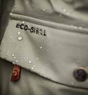 Miljö och funktion i ny generation skalplagg eco-shell är gjort av polyester rakt igenom de tre lager som bygger upp materialets funktion för att förenkla framtida återvinning.