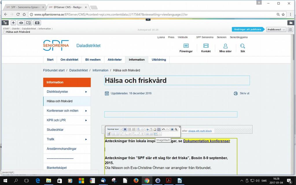 Linje för att skilja textstycken Tidigare fanns en funktion i webbtool, som man kunde använda för att få en