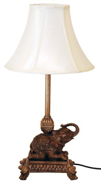 LAMPA ELEFANT 38961 Svart 20x15 H59