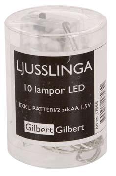 20 lampor LJUSSLINGA LED EXKL.