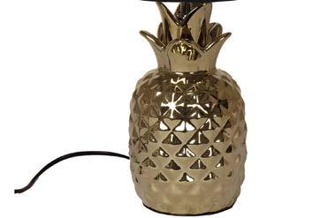 LAMPA ANANAS SVART 56002 H 42 cm