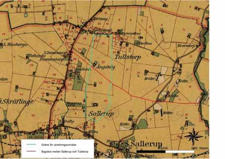 Enligt den äldsta jordeboken från Skånes svenska tid (år 1661) bestod Sallerups by av sju hemman (gårdar) samt ett gatehus.