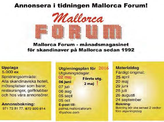 878 Eurocard 0046 8 146 767 Läs Mallorca Forum Helgdagar För att ingen ska gå miste om ledigheten som de röda dagarna berättigar till så flyttas den lediga dagen ofta till måndagen efter, när en