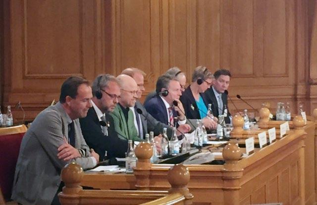 15 Hanating Diskussionsforum för försvars- och säkerhetspolitik Hanaholmens Hanating är ett årligen återkommande seminarium som inbjuder till diskussion och debatt om aktuella svensk-finska försvars-