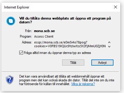 Windows), därefter följer du dessa steg: 1. En röd ruta dyker upp i webläsaren med en länk där det står Download, tryck på den. 2.