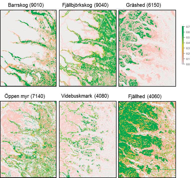 NATURVÅRDSVERKET RAPPORT 6754 som träningsdata för automatisk klassiﬁcering.