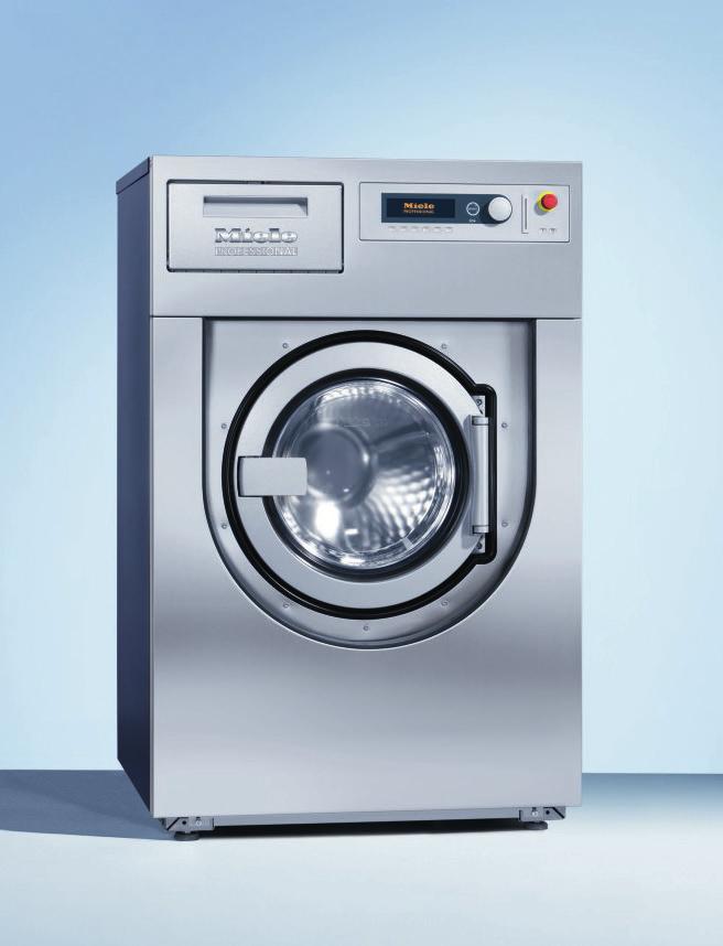 Rätt utrustning för tvätt av arbetskläder Mieles professionella tvättmaskiner Självfallet är vatten- och energiförbrukningen minimerad.
