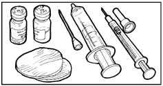 Förberedelser Samla ihop de nödvändiga sakerna innan du börjar: - En injektionsflaska med Omnitrope 1,3 mg/ml pulver för injektionsvätska, lösning.