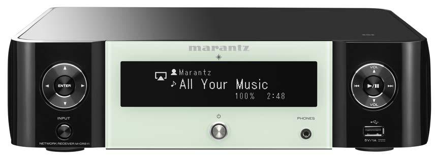 HIFI 7 förstärkare med strömning MARANTZ M-CR511 Nätverksreceiver Strömningstjänster: Spotify Connect Anslutningar: Bluetooth (NFC), wifi, analog RCA, digital optisk, USB-A, subwoofer DAB, AirPlay,