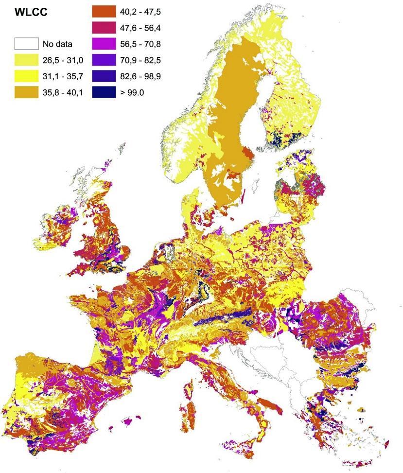 Nordens jordar känsligast i Europa