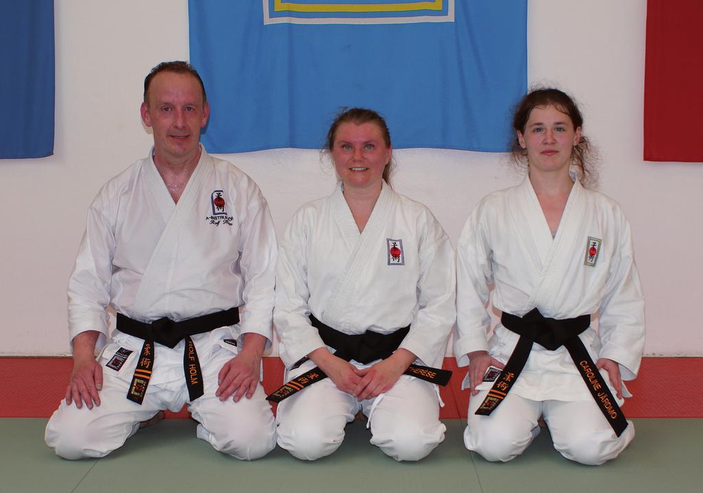 sex olika klubbar RGK arrangerade dangradering till 4 dan i Köping den 28/6 2015. RGK bestod av Hans Greger, Bertil Bergdahl och Anders Bergström.
