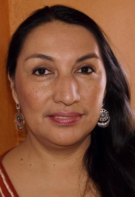 Carmen Blanco Latinamerikagrupperna "Påminna om de urfolk runtom i världen som står i frontlinjen i försvaret av Moder Jord och kämpar för hens rättigheter.