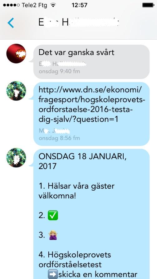 modaliteter vävs samman: texter, bilder, video,