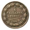 544  1/6 skilling banco 1844.