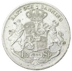 1844. SM 24. 34,08 g. Rengjord.