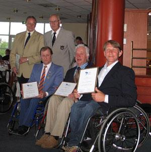 Hall of Fame utnämning i Bollnäs 2008 Stående: Hans Lindström, Kari Marklund