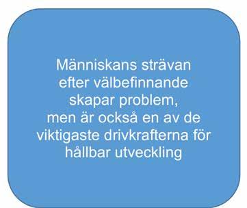 Avgörande för möjligheterna att nå en hållbar samhällsutveckling är de offentliga, de privata och de civila samhällsaktörernas gemensamma förmåga att skapa de samhälleliga förutsättningar som krävs