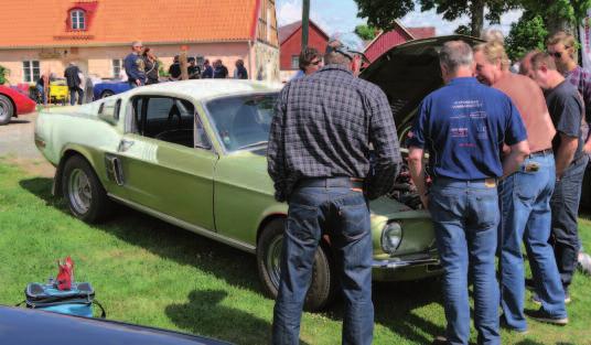 träffen. Svårt att inte bli imponerad av organisationen hos Classic Mustang!