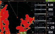 sjökortsplottrar ger ett lättanvänt multitouch-navigeringssystem.