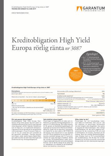 3M STIBOR är idag negativ, -0,48% (2017-05-08). I framtiden kan ränteläget vara både högre eller lägre.