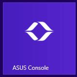 ASUS Console Denna bärbara dator levereras med en ASUS Console-app som