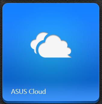 ASUS moln Klicka på denna app för att starta ASUS
