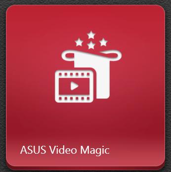 ASUS Video Magic Denna app ger dig möjlighet att starta datorns Blu-ray Disc Suite.