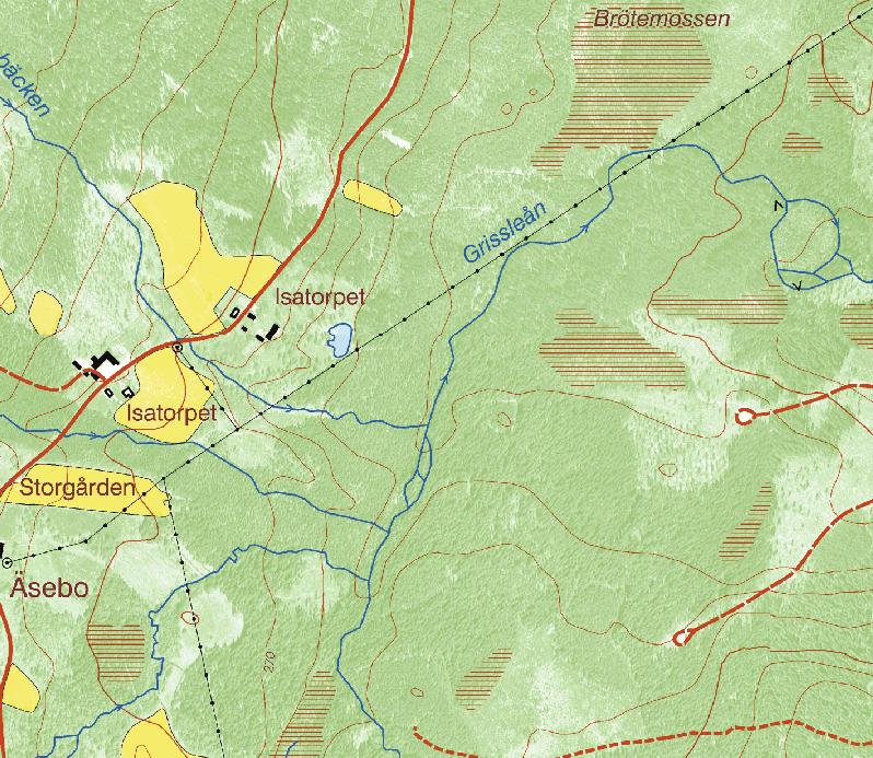 Här placerades 20 mjärdar fördelade på 4 lang uppströms och nedströms vägen.