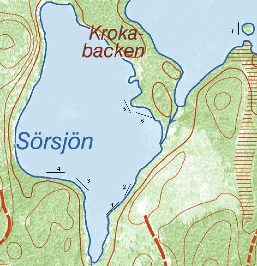 KRÄFTPROVFISKE I JÖNKÖPINGS LÄN 2006 2007 Flodkräftbeståndet i Sörsjön får bedömningen --, medan flodkräftbeståndet i Mellansjön får bedömningen då ingen kräfta fångades i sjön.