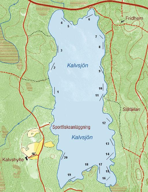 KRÄFTPROVFISKE I JÖNKÖPINGS LÄN 2006-2007 RESULTAT 30 31 augusti 2006 utfördes ett nytt provfiske i Kalvsjön, den här gången med en fiskeansträngning omfattande 100 burar betade med mört och braxen.