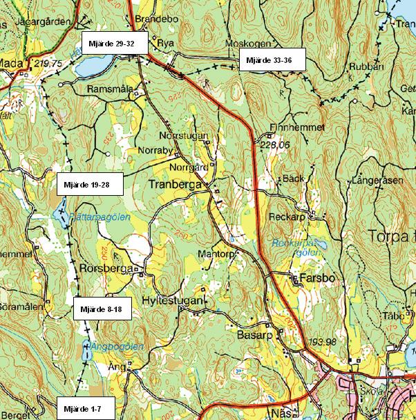 KRÄFTPROVFISKE I JÖNKÖPINGS LÄN 2006 2007 BEDÖMNING Bäckens signalkräftbestånd visar på en bra längdfördelning, med mycket unga individer.