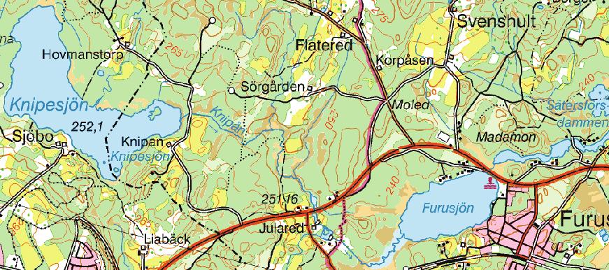 KRÄFTPROVFISKE I JÖNKÖPINGS LÄN 2006 2007 ler från nedströms Knipesjöns utlopp till Sjömo där Knipån rinner ut i Vättern. Burarna betades med mört och låg i natten mellan 17 och 18 september.