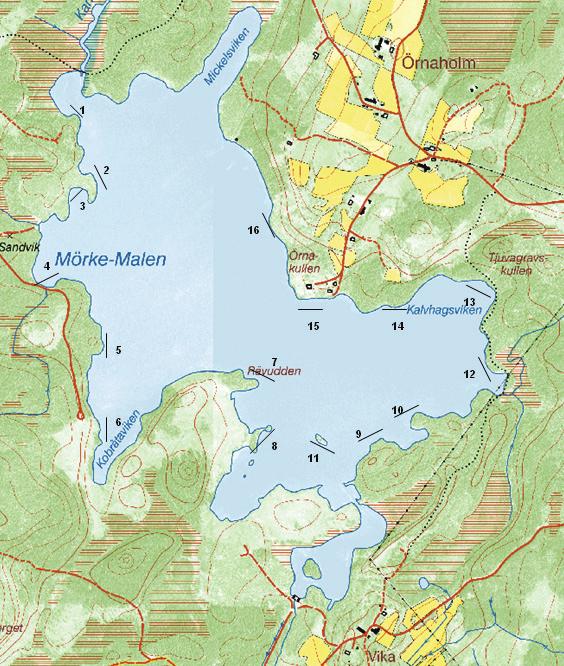 KRÄFTPROVFISKE I JÖNKÖPINGS LÄN 2006-2007 tion. Ett bestånd som härstammar från utsättningar av kräftor slås givetvis ut på sikt om reproduktionen inte lyckas.