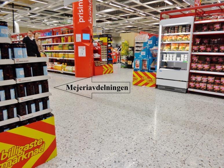 Början av texmex-avdelningen, ICA