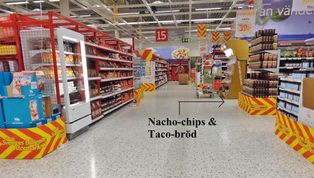 Översikt av texmex-avdelningens