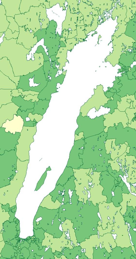 Koropletkartor Administrativa gränser Källa: SCB