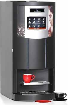 Välj ditt favoritkaffe! nu med större pekskärm i färg Otroligt driftsäkra och användarvänliga kaffeautomater med automatisk intelligent energisparfunktion (VIPS).
