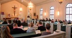 Då är det också viktigt med ett stort engagemang bland medlemmarna. Församlingsrådet bjöd därför in alla 112 medlemmarna till gudstjänst och möte i februari.
