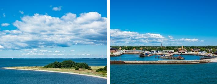 I området finns också Sydstenen, Marinestationen Gedser, Gedser Fyr och Gedser Fuglestation. Skandinaviens sydligaste punk med utsikt till Tyskland på en klar dag Møns Klint (60.